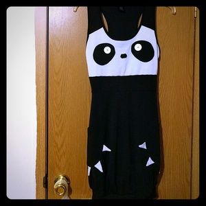 Girls panda dress